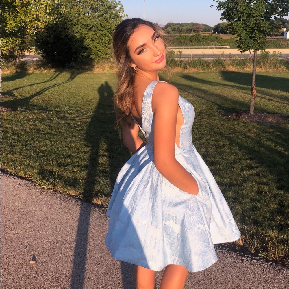 V Neck Sherri Hill Short Dress #52177